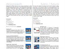 Tablet Screenshot of designaweb.nl
